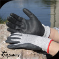 SRSAFETY working gloves foam nitrile coated cut resistant hand gloves